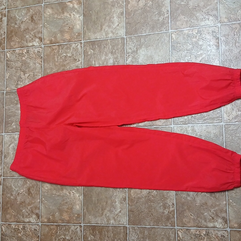 Adventure Team Marlboro Vibrant Red Nylon Joggers Draw String Size XL